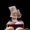 pink fluorite octahedral