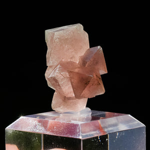pink fluorite octahedral