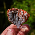 chalcedoon hematiet geode