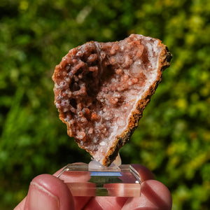 chalcedoon hematiet geode