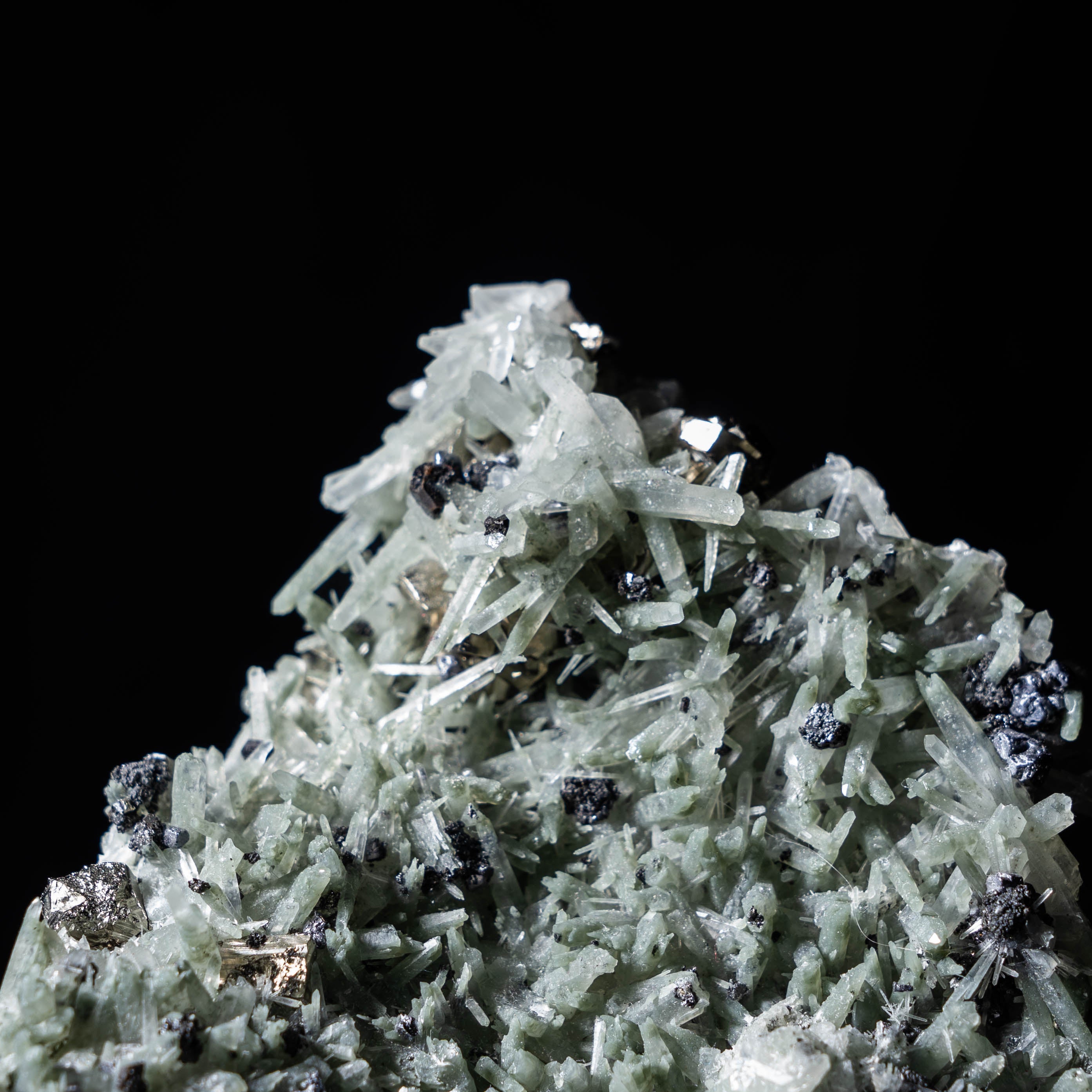 kwarts pyriet chloriet sfaleriet