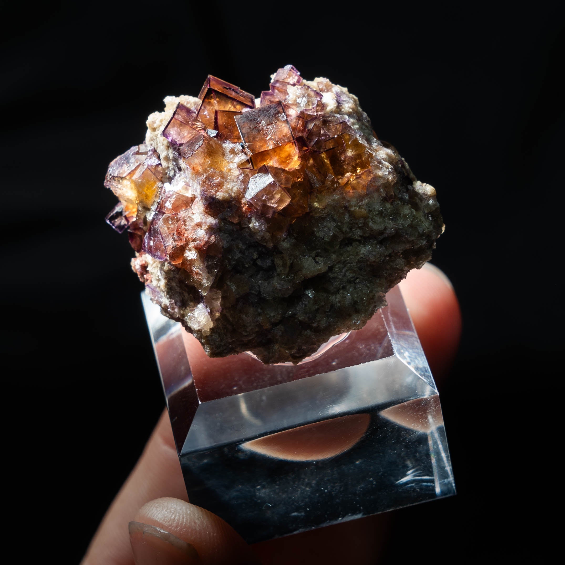 fluorite bergmännisch glück germany