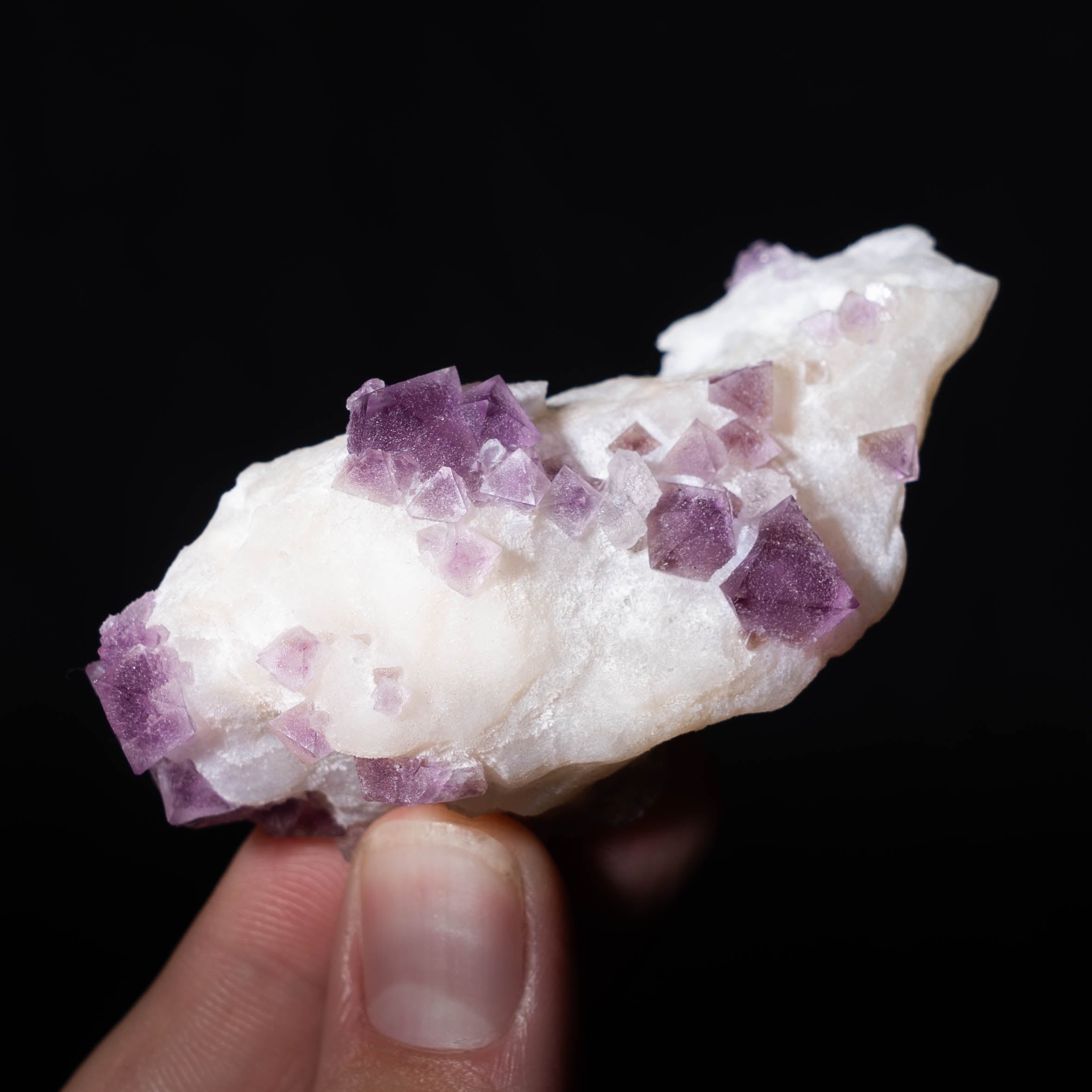 Roze fluoriet uit Zhejiang