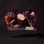 fluoriet met calciet en pyriet uit de USA.