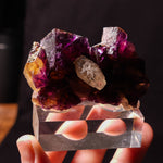 fluoriet met paarse en gele kleuren uit hardin county.