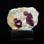 paarse fluoriet met zonering uit Anhui, China