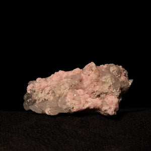 Rhodochrosiet kwarts cluster