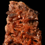 Rode bergkristal cluster