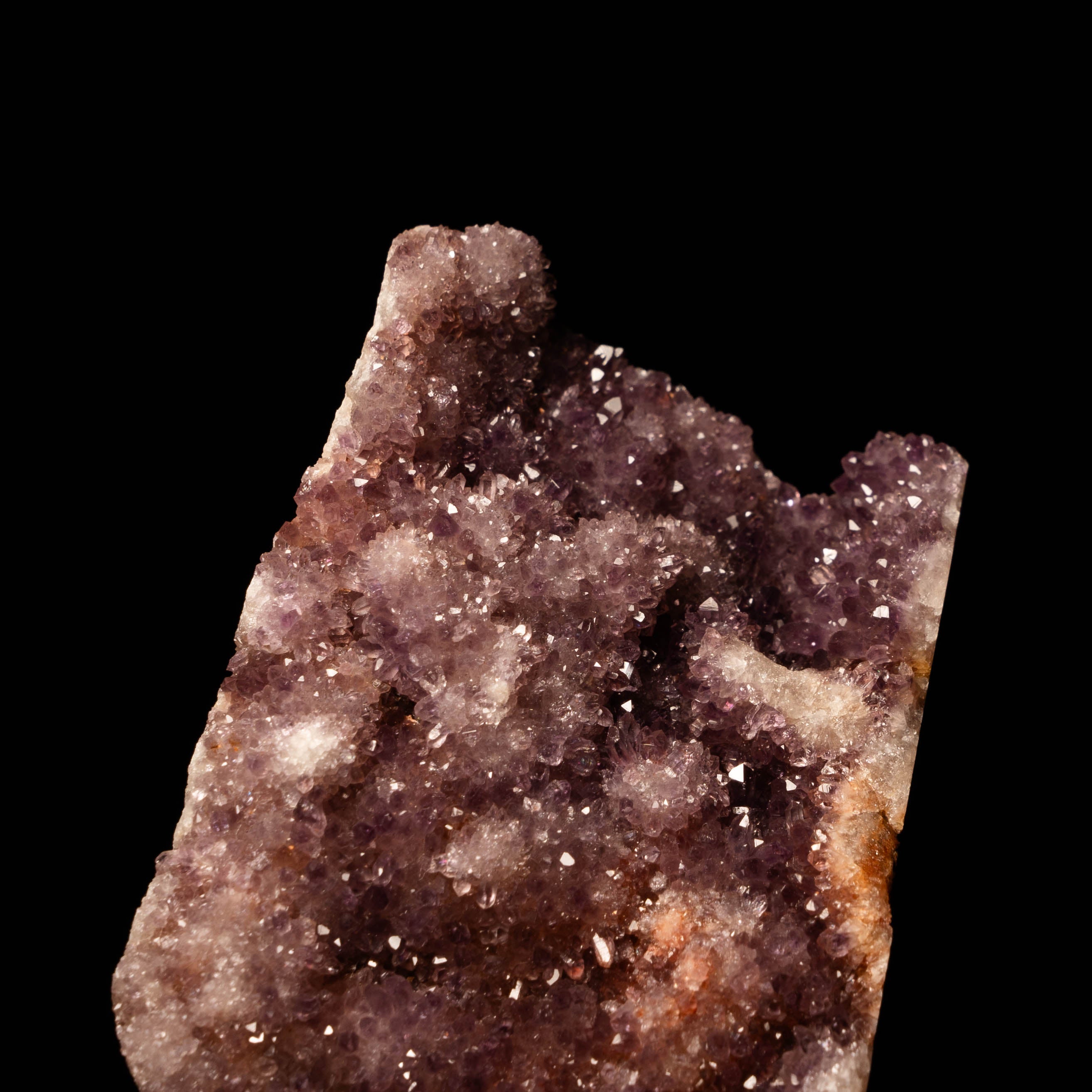 amethist hematiet cluster