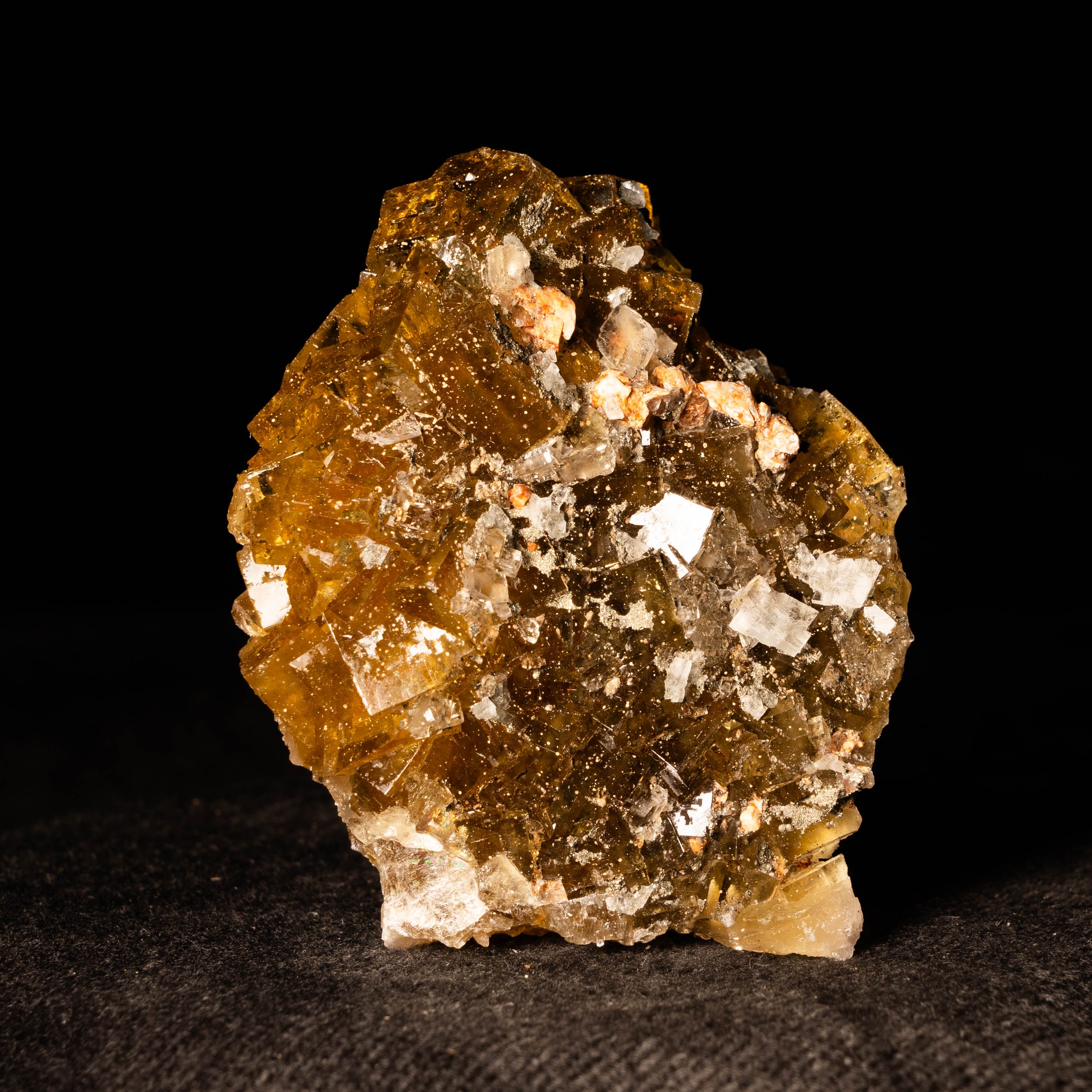 gele fluoriet cluster 