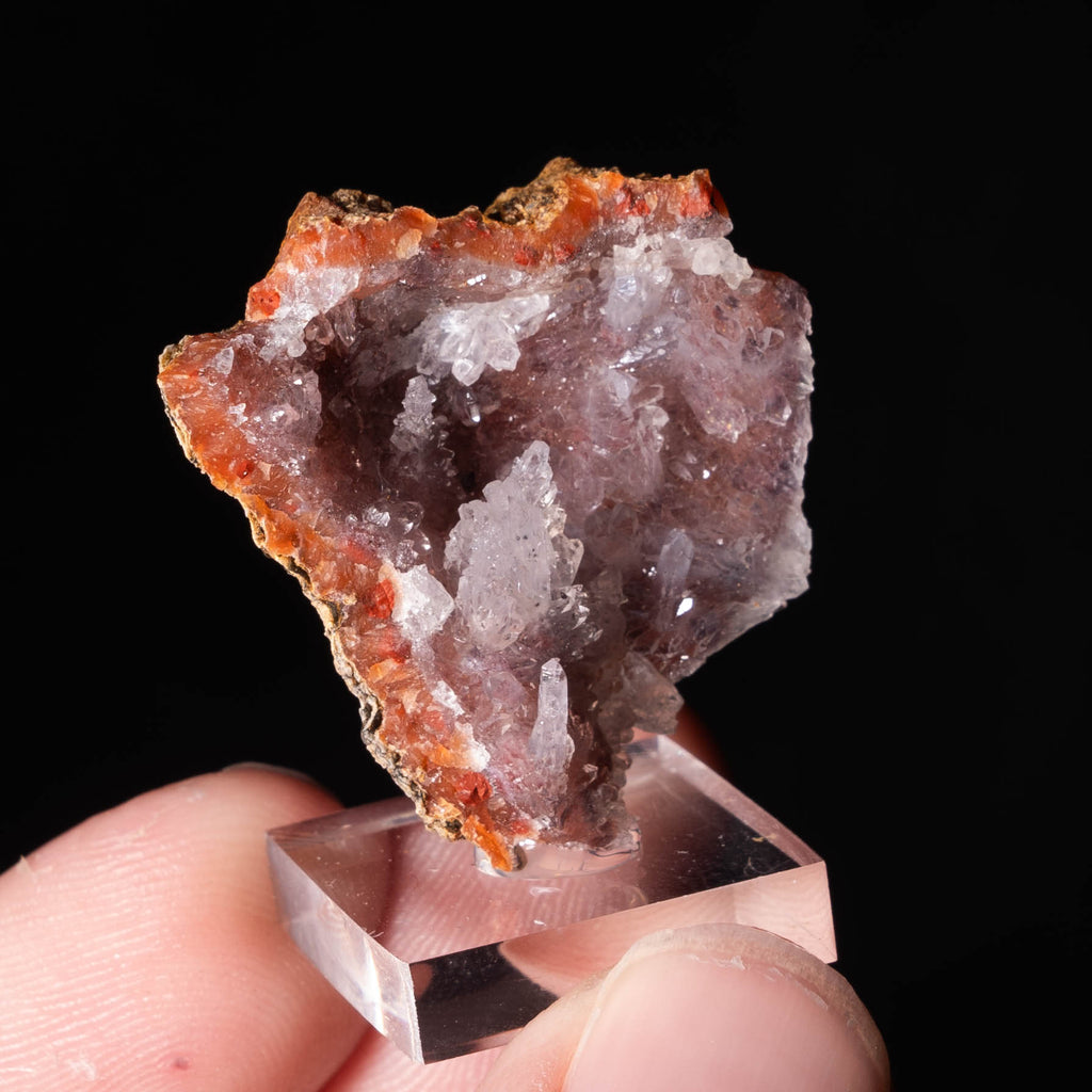 chalcedoon hematiet geode