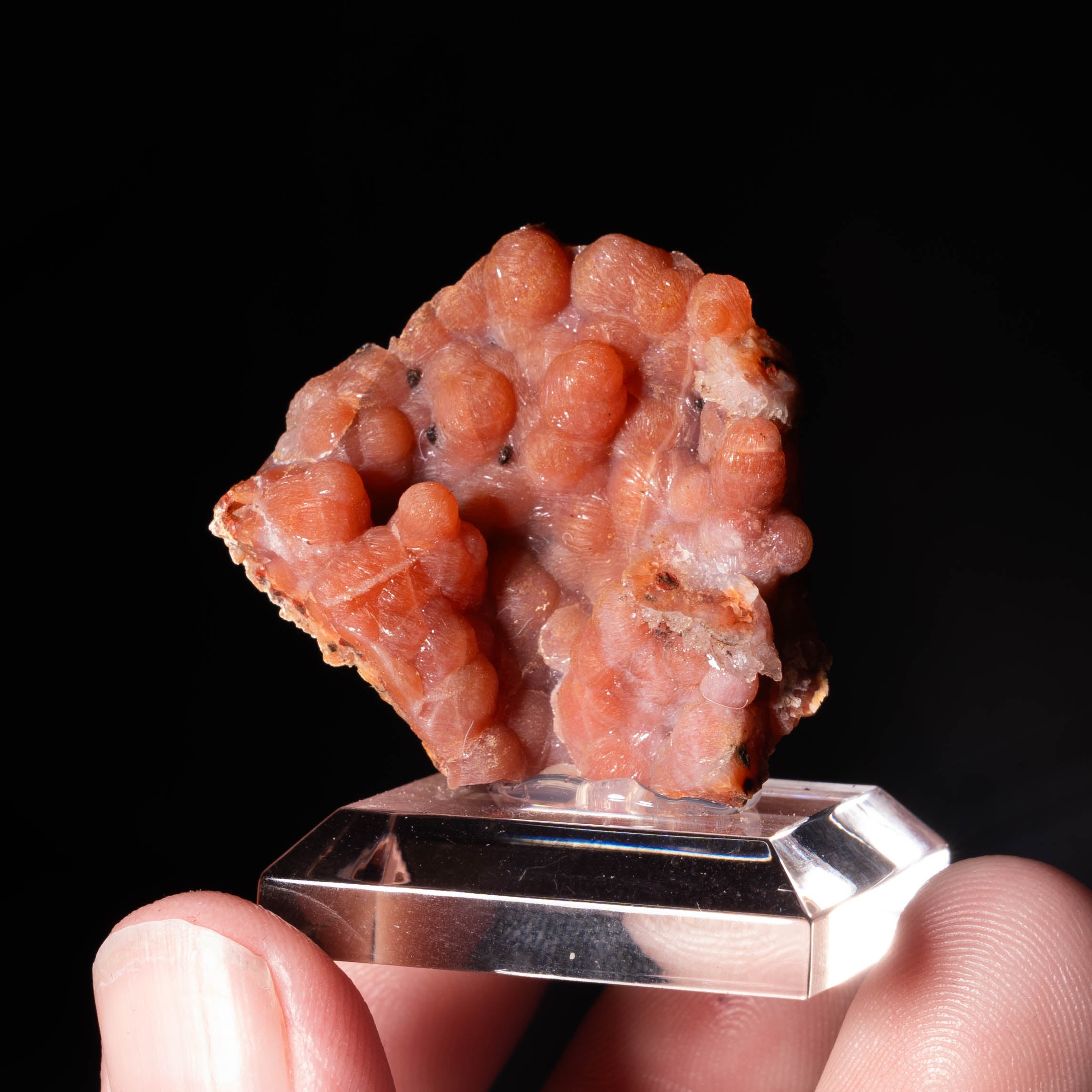 chalcedoon hematiet geode