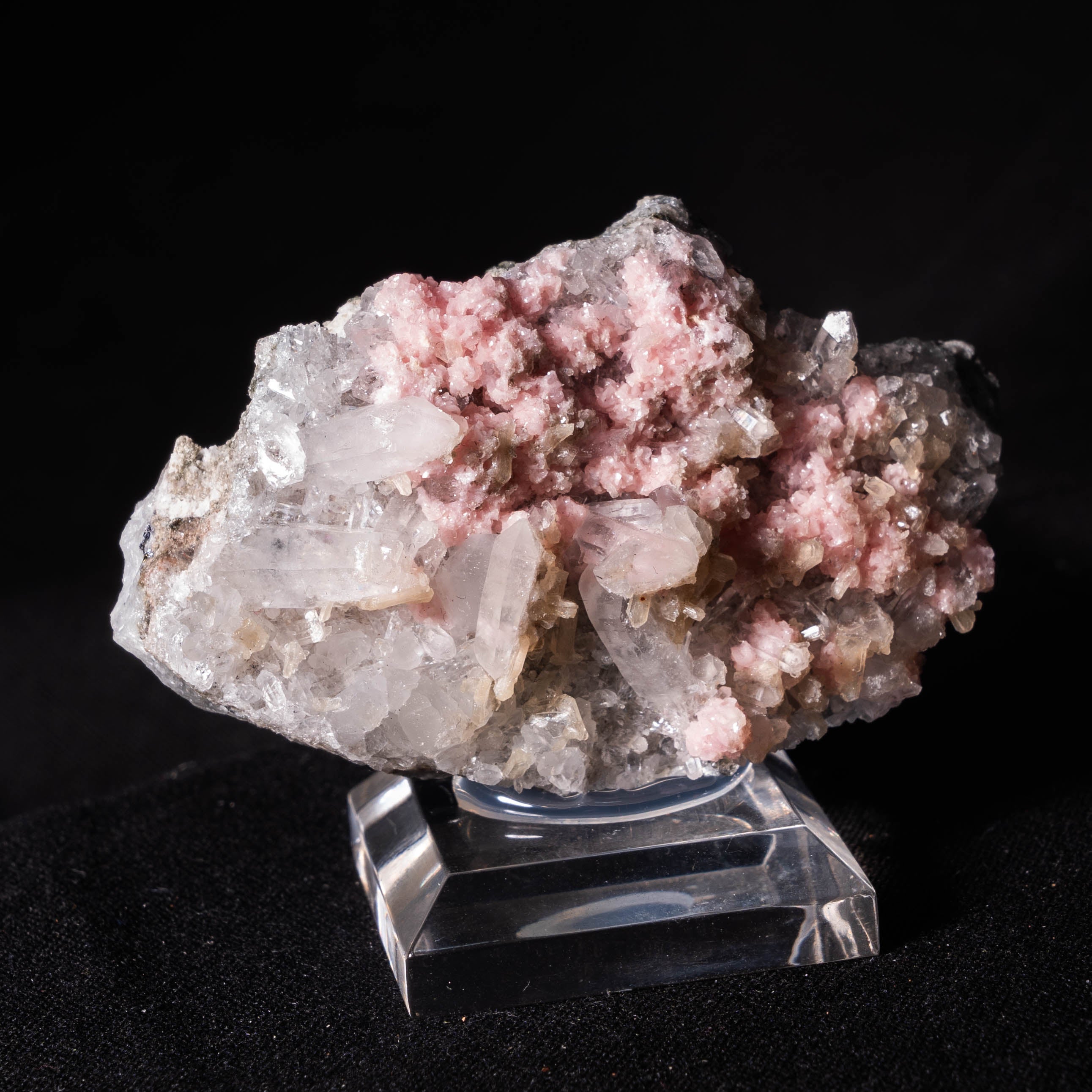 Rhodochrosiet kwarts bulgarije