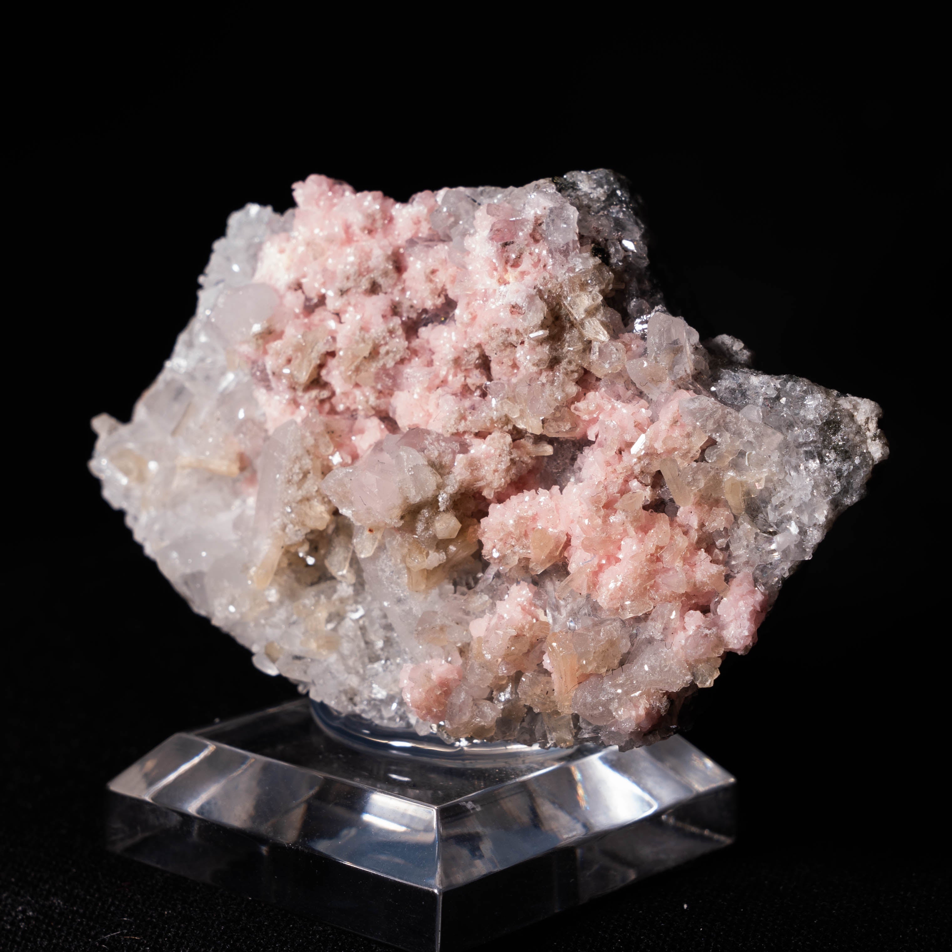 Rhodochrosiet kwarts bulgarije