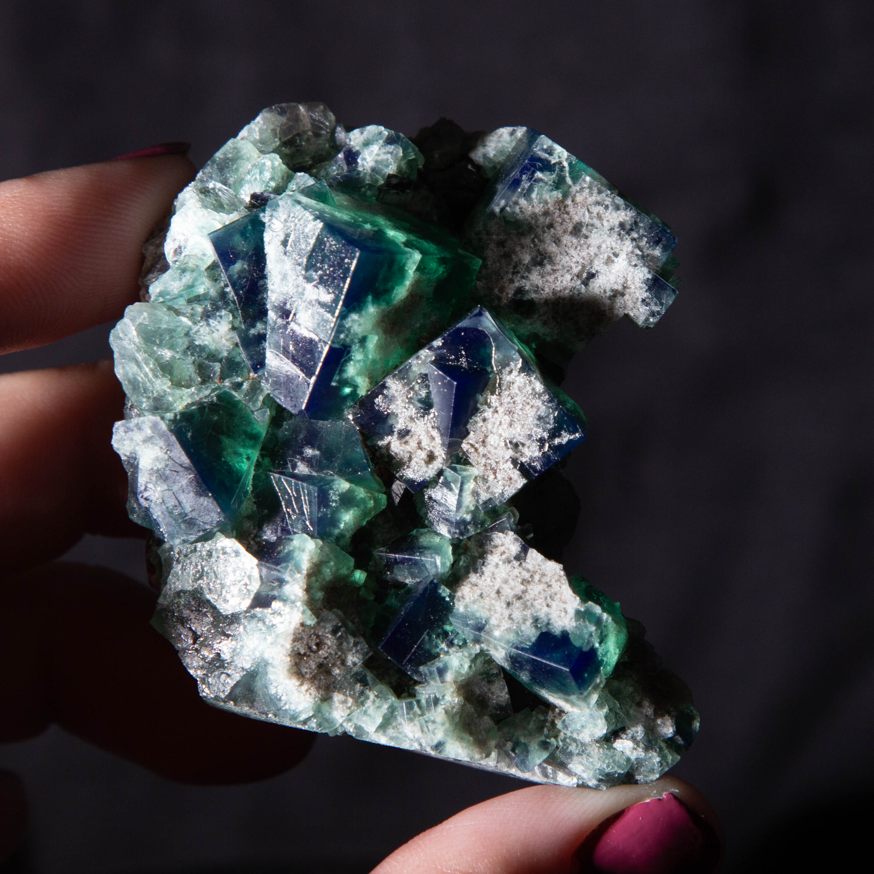 suiker fluoriet cluster